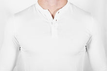 Load image into Gallery viewer, Vital Long Sleeve Henley - White - jargonlifestyle.com