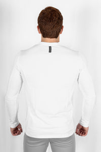 Vital Long Sleeve Henley - White - jargonlifestyle.com