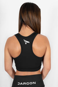 Vital Sports Bra - Jet Black - jargonlifestyle.com