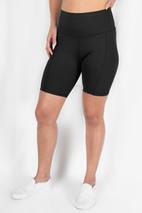 Vital Biker Shorts - Jet Black - jargonlifestyle.com