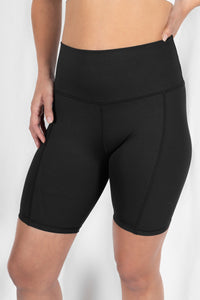 Vital Biker Shorts - Jet Black - jargonlifestyle.com