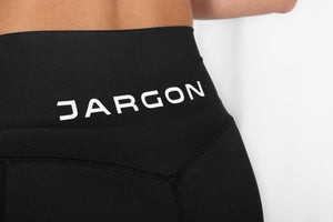 Vital Biker Shorts - Jet Black - jargonlifestyle.com