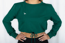 Load image into Gallery viewer, Active Long Sleeve Crop - Emerald - jargonlifestyle.com