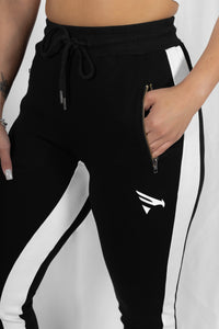 Idol Joggers - Black/White - jargonlifestyle.com