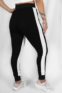 Idol Joggers - Black/White - jargonlifestyle.com