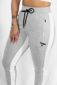 Idol Joggers - Grey/White - jargonlifestyle.com