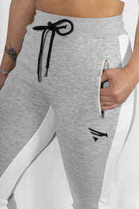 Idol Joggers - Grey/White - jargonlifestyle.com