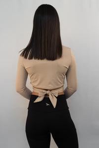 Blaze Long Sleeve Tie - Tan - jargonlifestyle.com