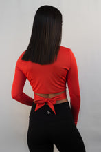 Load image into Gallery viewer, Blaze Long Sleeve Tie - Red - jargonlifestyle.com