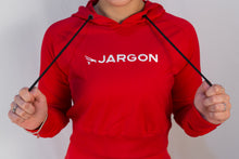 Load image into Gallery viewer, Classic Cropped Hoodie - Red - jargonlifestyle.com