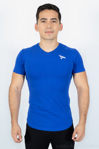 Proactive V-Neck Tee - Blue - jargonlifestyle.com