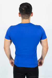 Proactive V-Neck Tee - Blue - jargonlifestyle.com