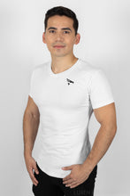 Load image into Gallery viewer, Proactive V-Neck Tee - White - jargonlifestyle.com