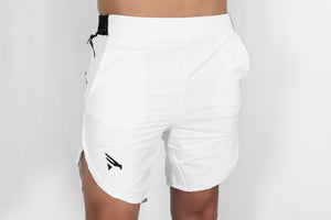 Proactive shorts - White - jargonlifestyle.com